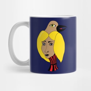 Raven woman Mug